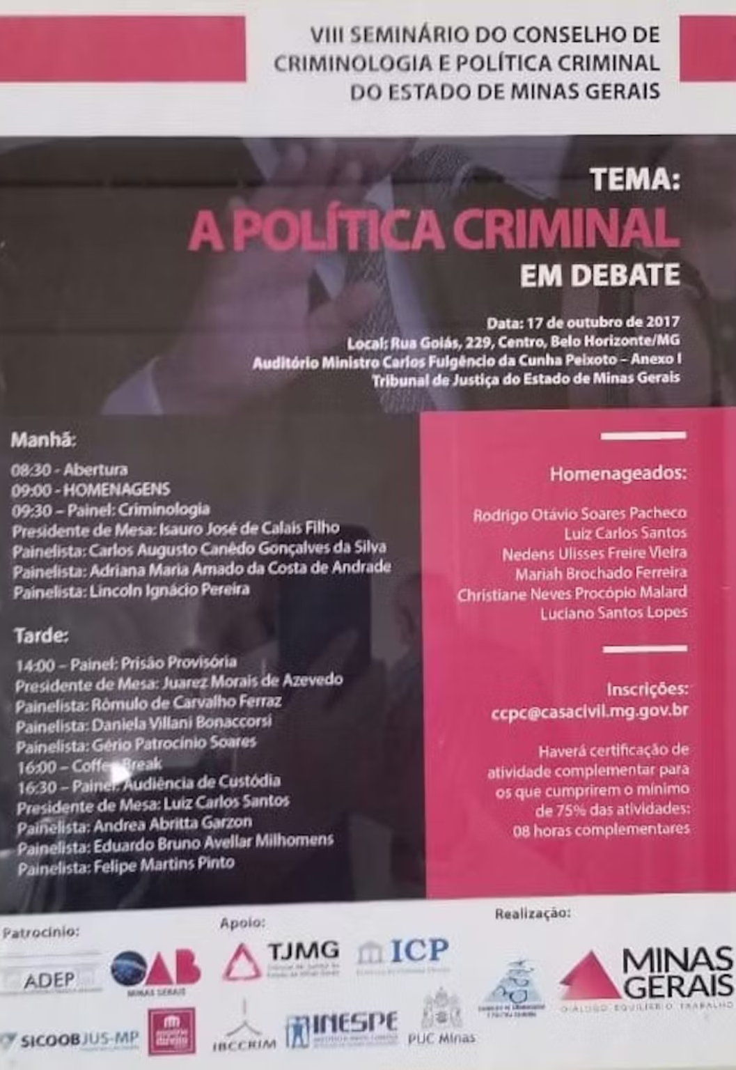Seminário A Política Criminal em Debate